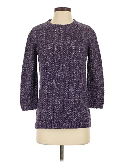 Pre-owned Coldwater Creek Pullover Sweater In Purple
