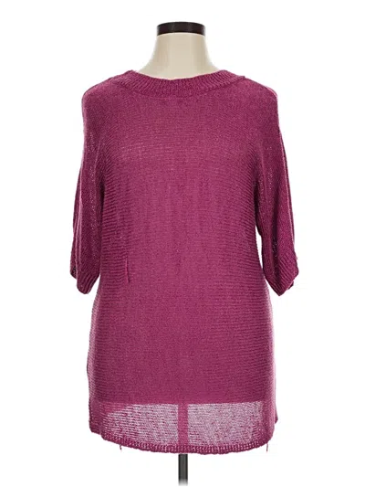 Pre-owned Coldwater Creek Pullover Sweater In Purple