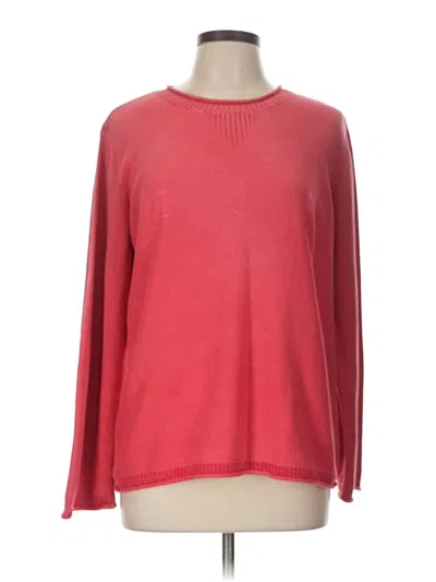 Pre-owned Coldwater Creek Pullover Sweater In Red