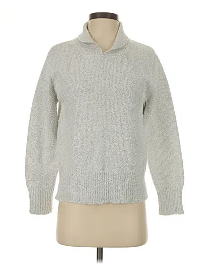 Pre-owned Coldwater Creek Pullover Sweater In Silver