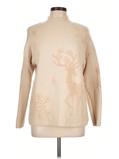 Pre-owned Coldwater Creek Pullover Sweater In Tan