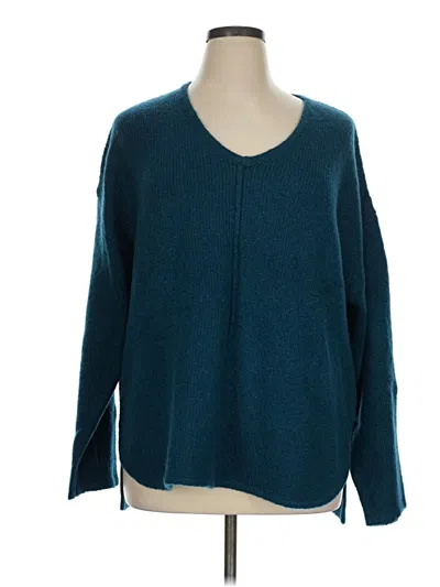 Pre-owned Coldwater Creek Pullover Sweater In Teal