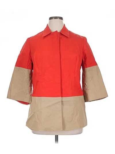Pre-owned Coldwater Creek Raincoat In Red
