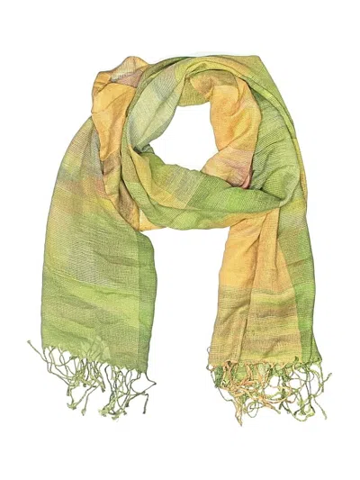 Pre-owned Coldwater Creek Scarf In Green