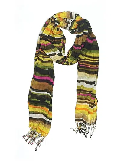Pre-owned Coldwater Creek Scarf In Yellow