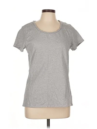 Pre-owned Coldwater Creek Short Sleeve T-shirt In Gray