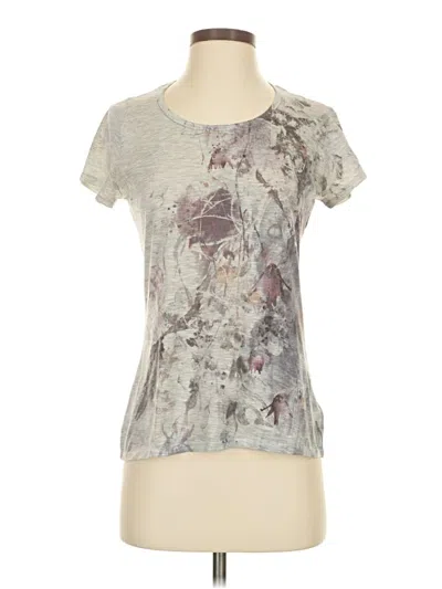 Pre-owned Coldwater Creek Short Sleeve T-shirt In Gray