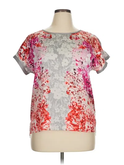 Pre-owned Coldwater Creek Short Sleeve T-shirt In Silver