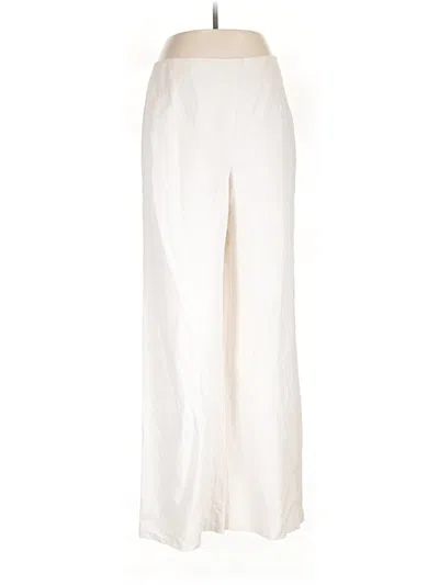 Pre-owned Coldwater Creek Silk Pants In White