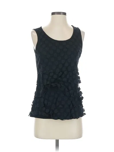 Pre-owned Coldwater Creek Sleeveless Blouse In Black
