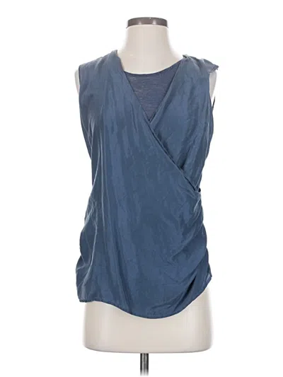 Pre-owned Coldwater Creek Sleeveless Blouse In Blue