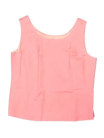 Pre-owned Coldwater Creek Kids' Sleeveless Blouse In Pink