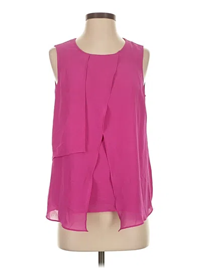 Pre-owned Coldwater Creek Sleeveless Blouse In Pink
