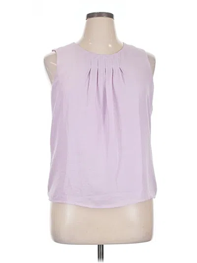Pre-owned Coldwater Creek Sleeveless Blouse In Purple