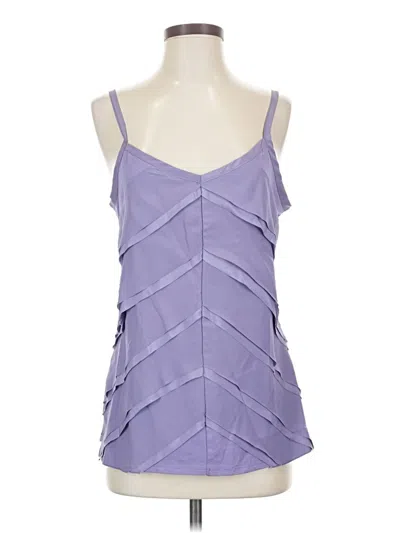 Pre-owned Coldwater Creek Sleeveless Blouse In Purple