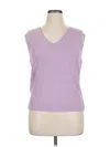 Coldwater Creek Sleeveless T-shirt In Purple