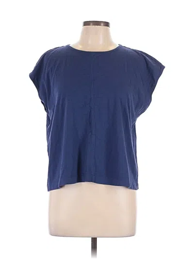 Pre-owned Coldwater Creek Sleeveless T-shirt In Blue
