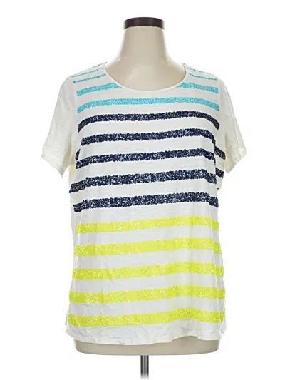Pre-owned Coldwater Creek Sleeveless T-shirt In Blue