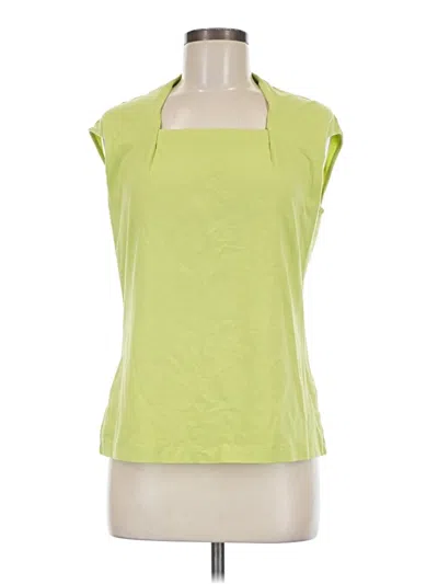 Pre-owned Coldwater Creek Sleeveless T-shirt In Green