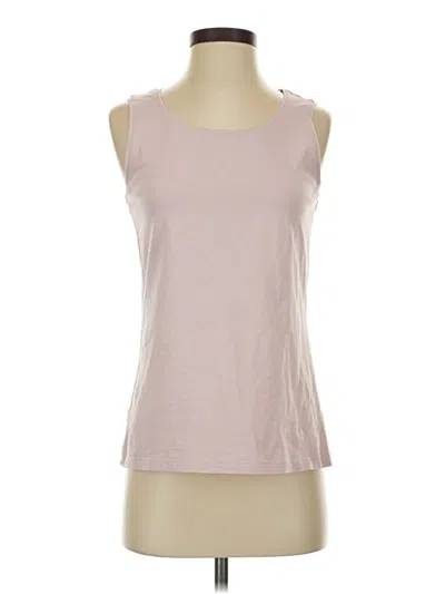 Pre-owned Coldwater Creek Sleeveless T-shirt In Pink
