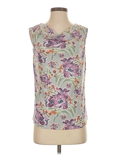 Pre-owned Coldwater Creek Sleeveless T-shirt In Purple