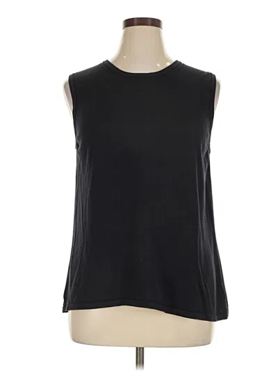 Pre-owned Coldwater Creek Sweater Vest In Black