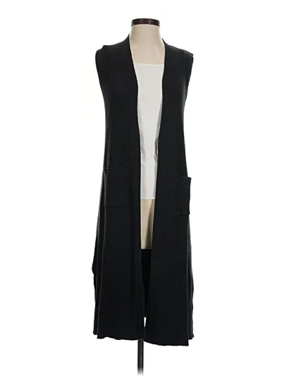 Pre-owned Coldwater Creek Sweater Vest In Black