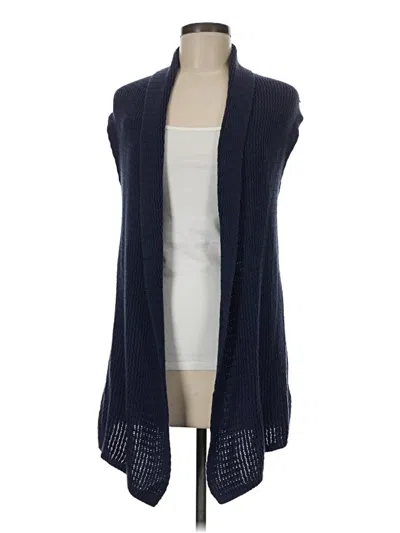 Pre-owned Coldwater Creek Sweater Vest In Blue