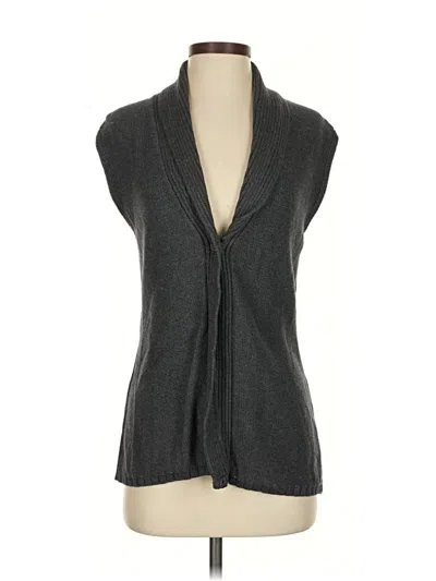 Pre-owned Coldwater Creek Sweater Vest In Gray