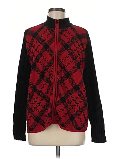 Pre-owned Coldwater Creek Sweater Vest In Red