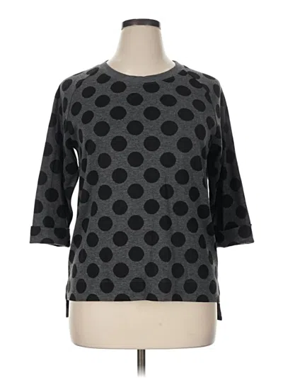 Pre-owned Coldwater Creek Sweatshirt In Black
