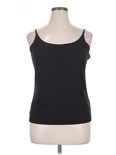Pre-owned Coldwater Creek Tank Top Black Strapless Neckline Tops