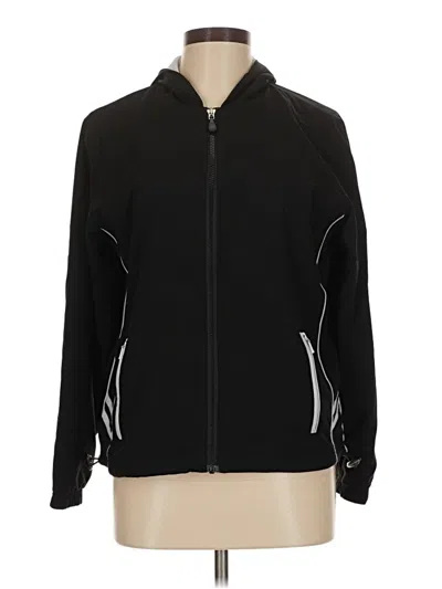Pre-owned Coldwater Creek Track Jacket In Black