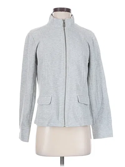 Pre-owned Coldwater Creek Track Jacket In Gray