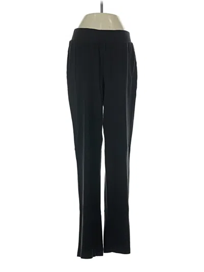 Pre-owned Coldwater Creek Track Pants In Black