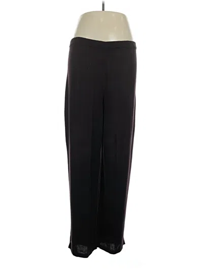 Pre-owned Coldwater Creek Track Pants In Black