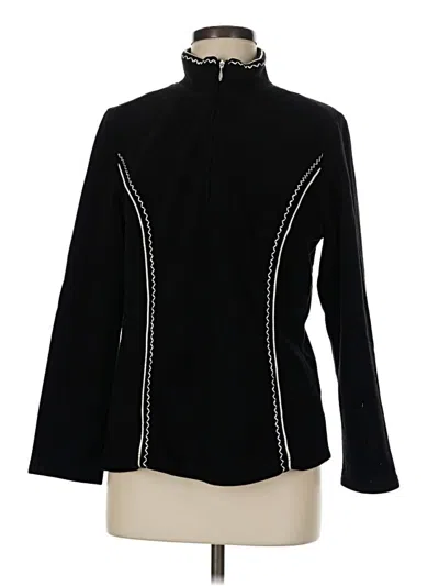 Pre-owned Coldwater Creek Turtleneck Sweater In Black