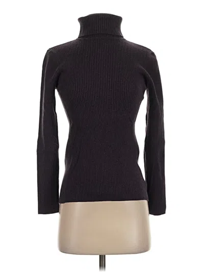 Pre-owned Coldwater Creek Turtleneck Sweater In Black