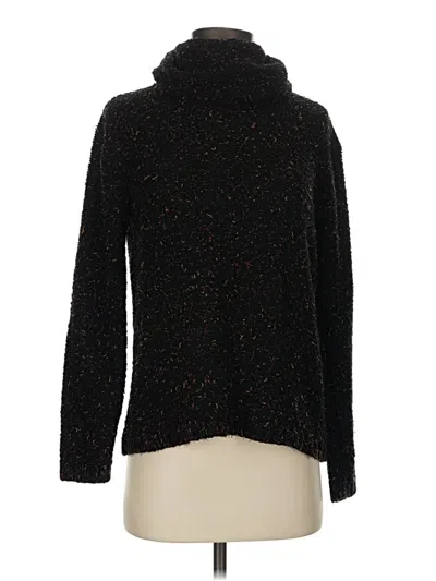 Pre-owned Coldwater Creek Turtleneck Sweater In Black