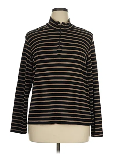 Pre-owned Coldwater Creek Turtleneck Sweater In Black