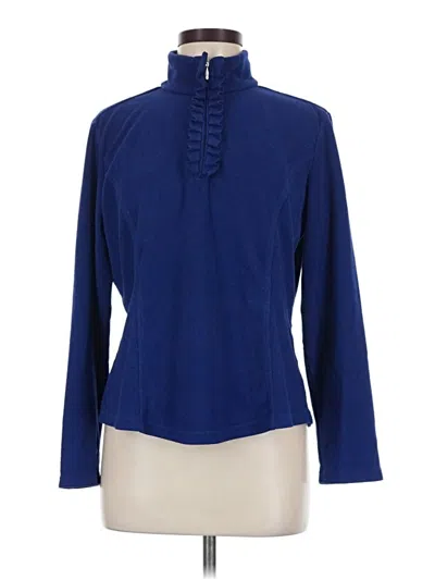 Pre-owned Coldwater Creek Turtleneck Sweater In Blue