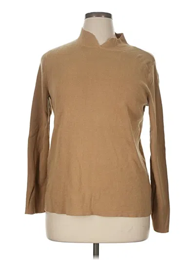 Pre-owned Coldwater Creek Turtleneck Sweater In Brown