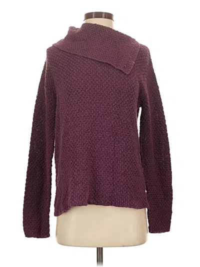 Pre-owned Coldwater Creek Turtleneck Sweater In Burgundy