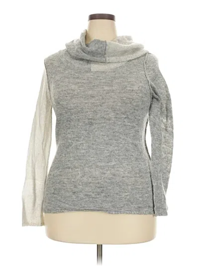 Pre-owned Coldwater Creek Turtleneck Sweater In Gray