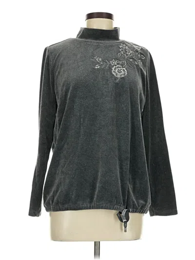 Pre-owned Coldwater Creek Turtleneck Sweater In Gray