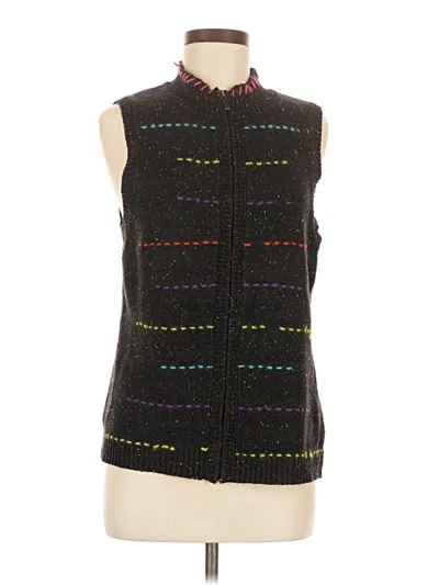 Pre-owned Coldwater Creek Vest In Black