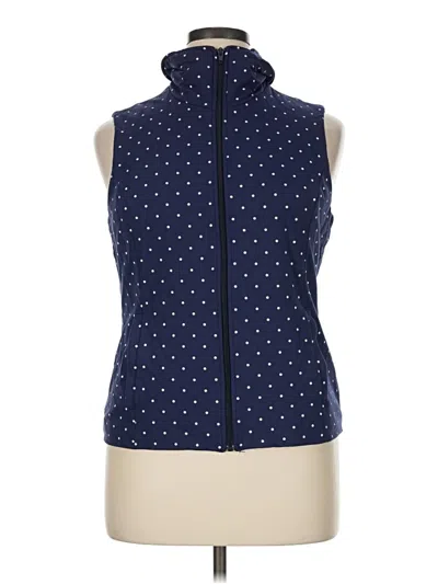 Pre-owned Coldwater Creek Vest In Blue