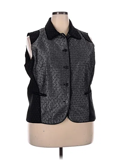 Pre-owned Coldwater Creek Vest In Gray