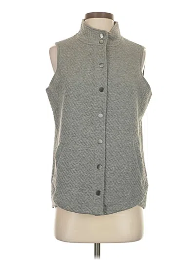 Pre-owned Coldwater Creek Vest In Gray