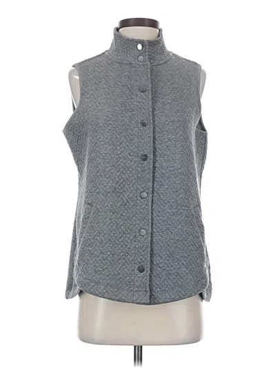 Pre-owned Coldwater Creek Vest In Gray